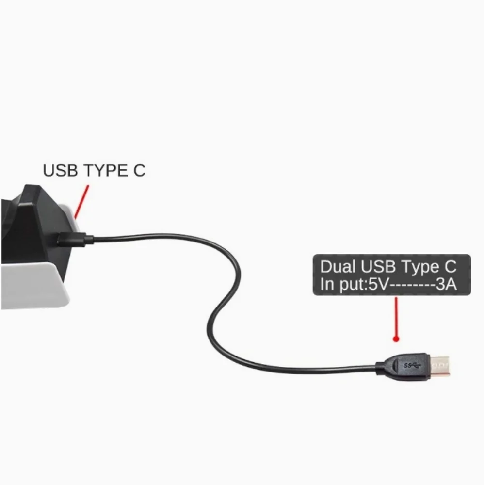PS5 Controller Charger,Charging Dock Station for Playstation 5 PS5
